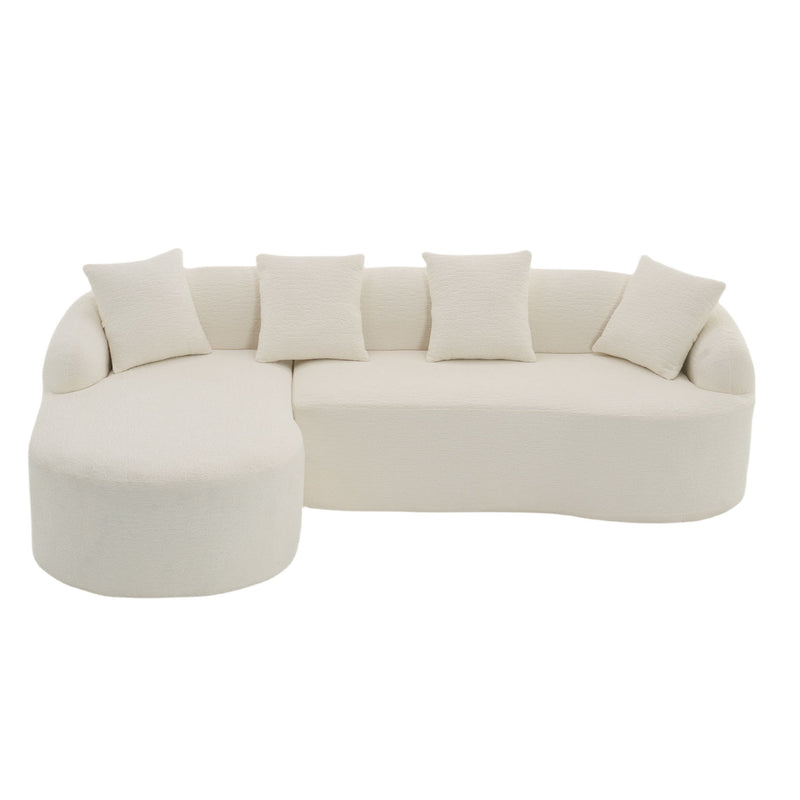 Combined Sofa With 4 Pillows