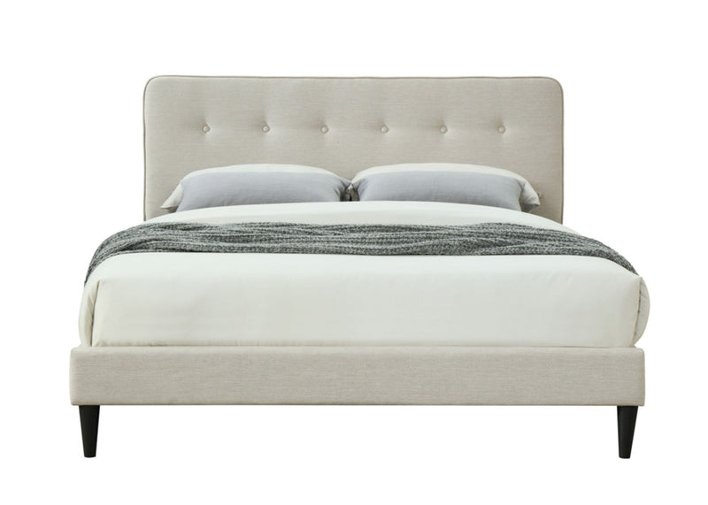 Upholstered Bed Compact With USB