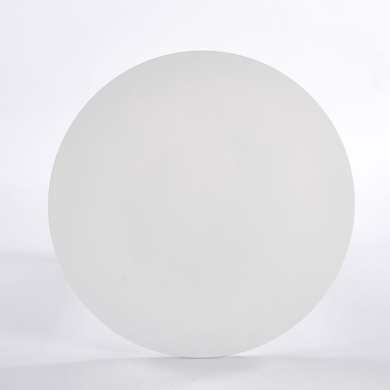 Pedestal Table, Round For Kitchen - White