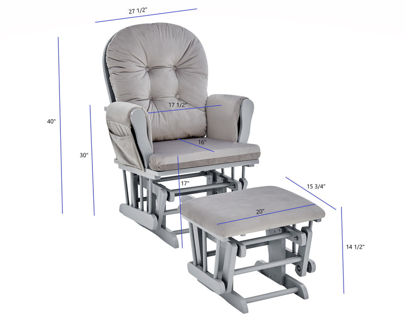 Mason - Glider And Ottoman