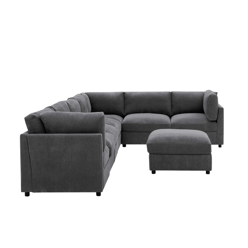 Modern Reversible Modular Sectional