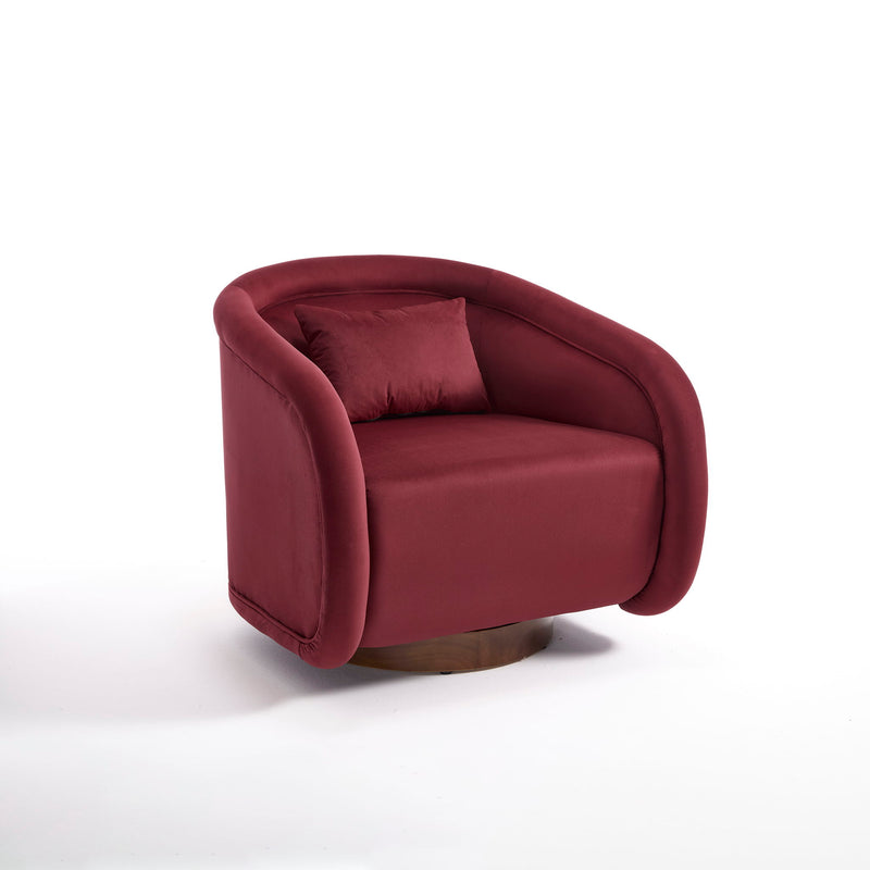 Swivel Accent Chair With 360 Degree Rotating