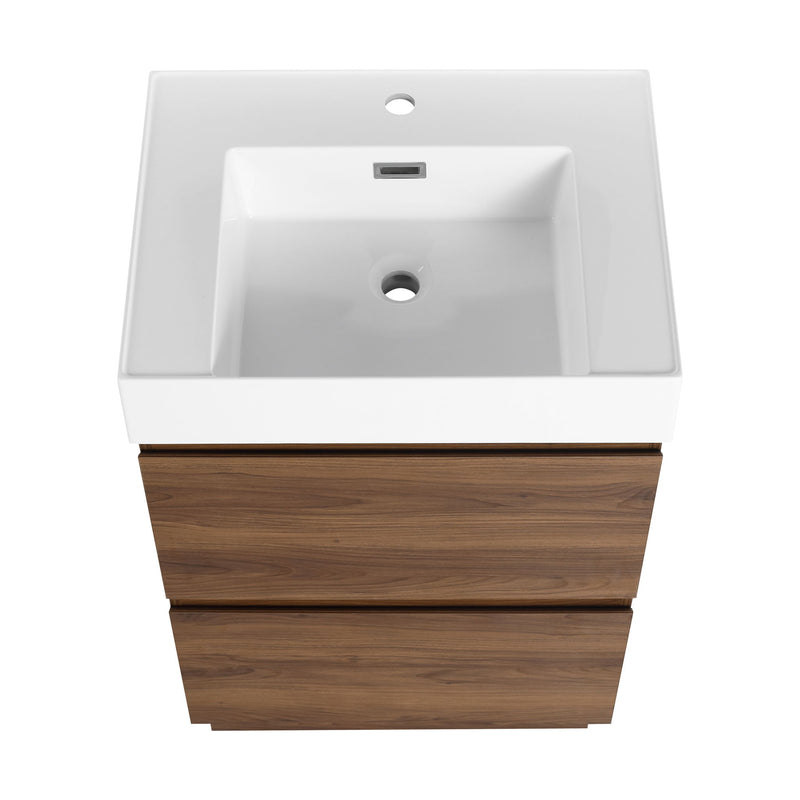 Modern Freestanding Bathroom Vanities With Single Sink Combo