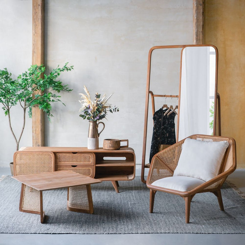 Tectona - Teak Leisure Chair - Natural Wood / Brown