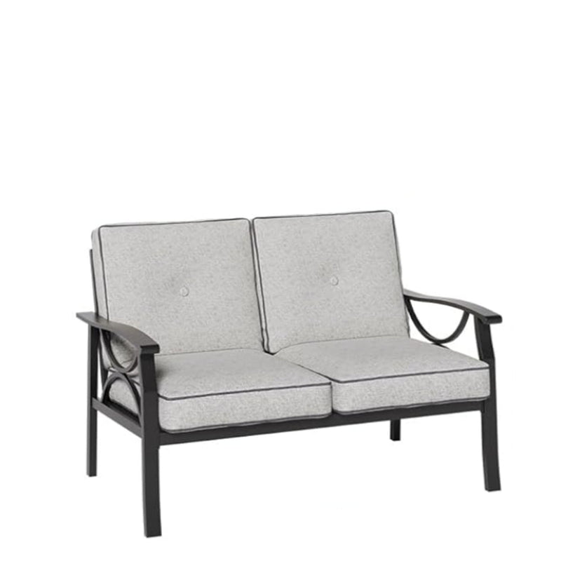 Patio Furniture Set, Coffee Table And Cushions For Backyard