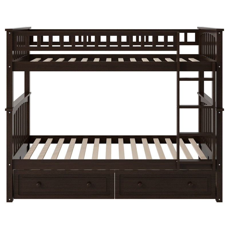 Bunk Bed With Drawers, Convertible Design