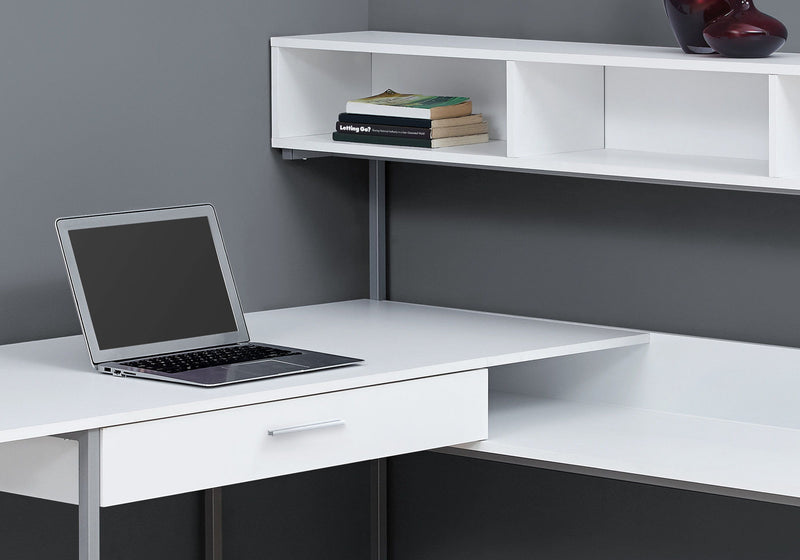 Computer Desk, Home Office, Corner, Storage Drawers, L Shape, Laptop, Contemporary & Modern