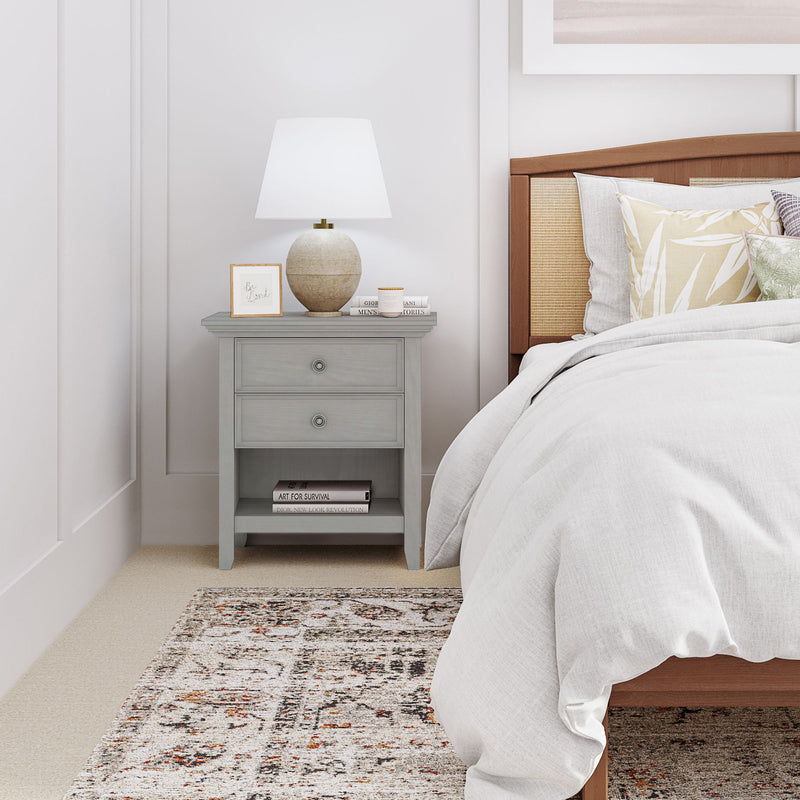 Amherst - Bedside Table - Gray