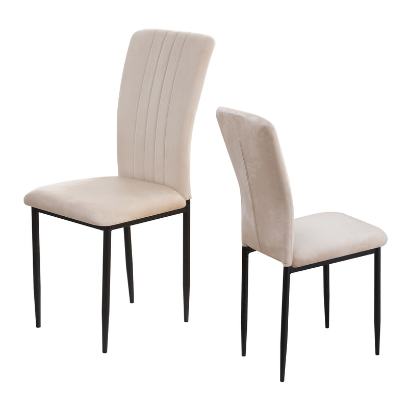 Velvet Dining Chairs For Dining Room (Set of 4)