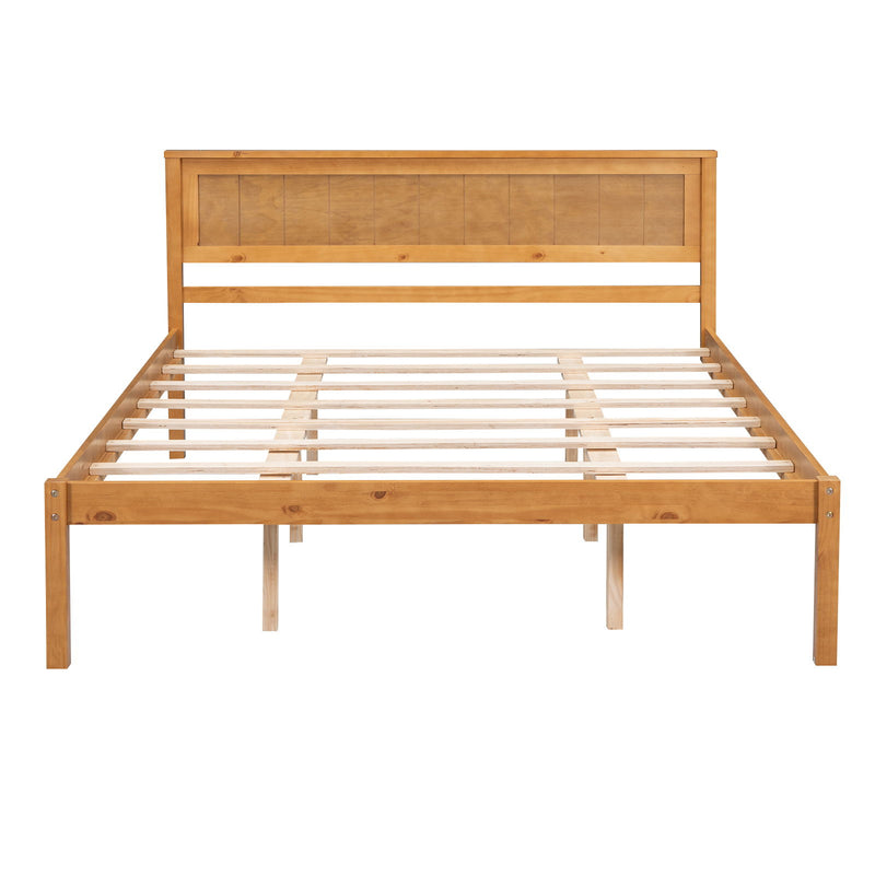 Platform Bed Frame With Headboard