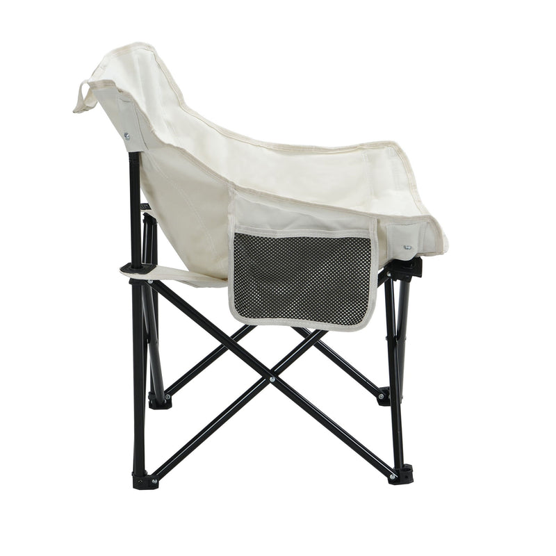 Portable Folding Camping Chairs With Carry Bag (Set of 2)