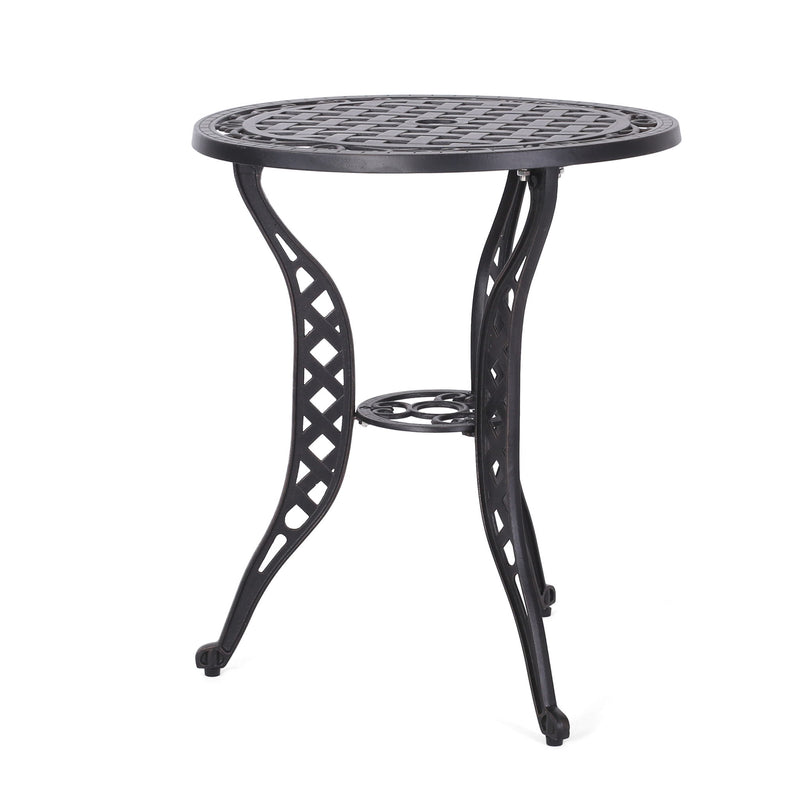 Bono Metal Bistro Set - Black