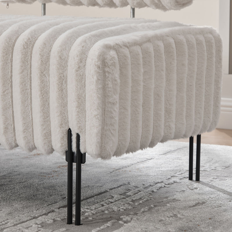 Mini Loveseat With Adjustable Backrest