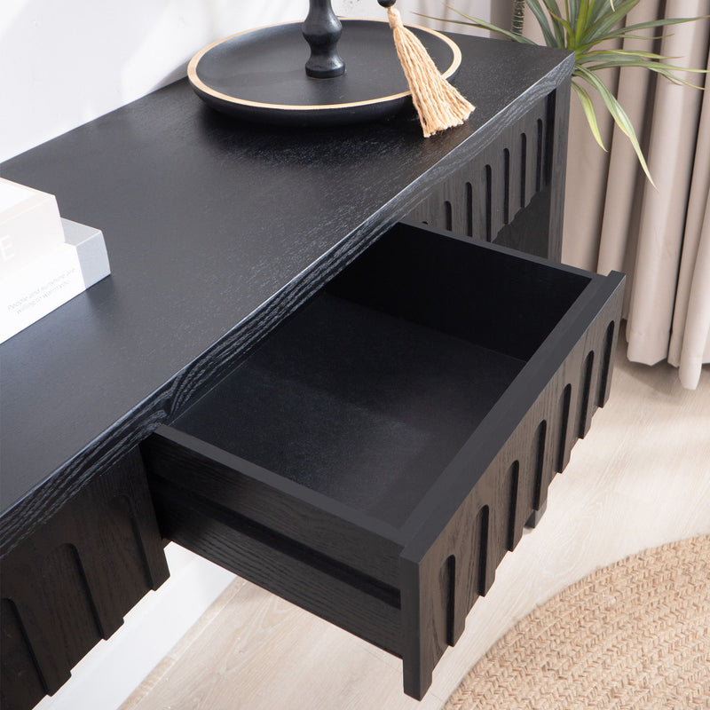 Modern Console Table With 4 Drawers, Entryway Table
