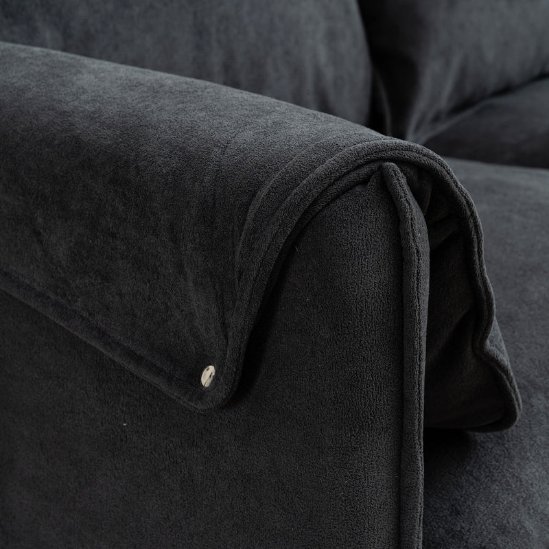 Convertible Combination Sofa With Footstools With Storage