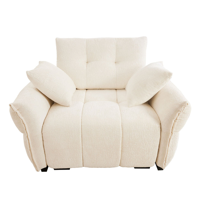 Modern Ergonomic Single Seater Sofa With High Resilience Cushions