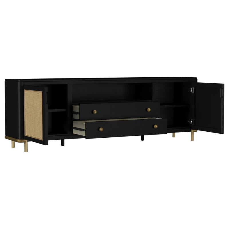 Benson - 2 Door TV Stand With Dual Drawers
