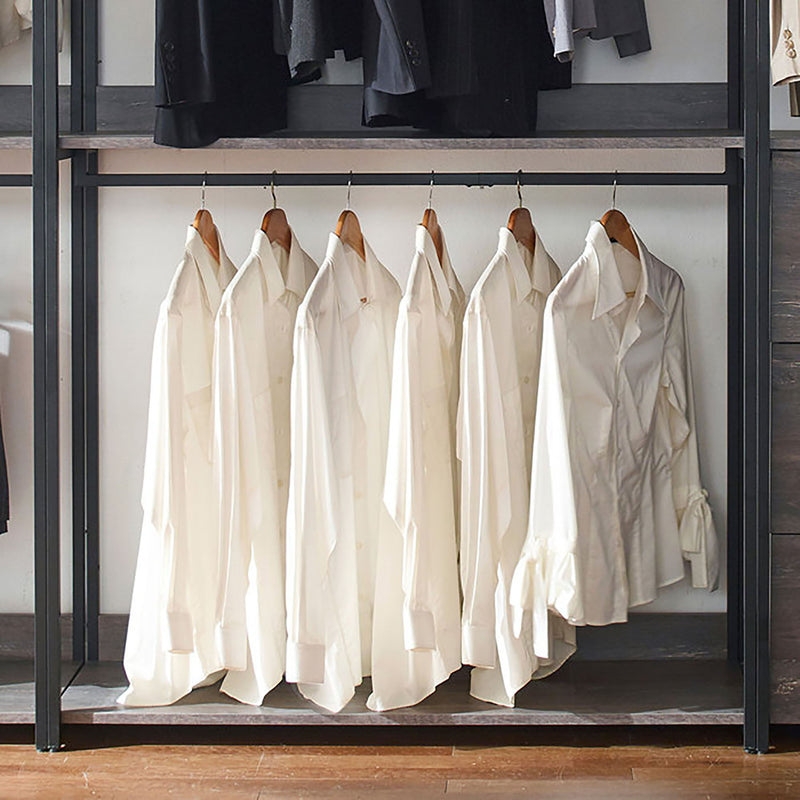 Monica - Walk-In Closet System With Spacious Drawer - Gray