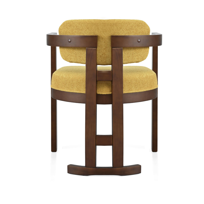 Stylish Indoor Upholstered Wood Dining Chair (Set of 2)