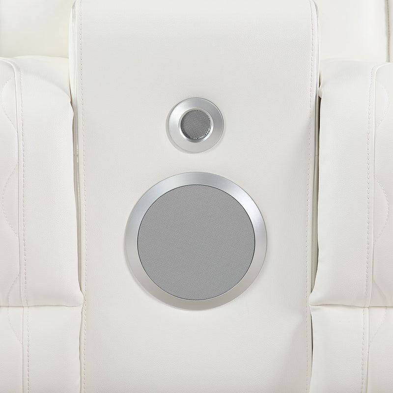 Electra - Power Reclining Set With Power Headrests, Massage And LED Lighting