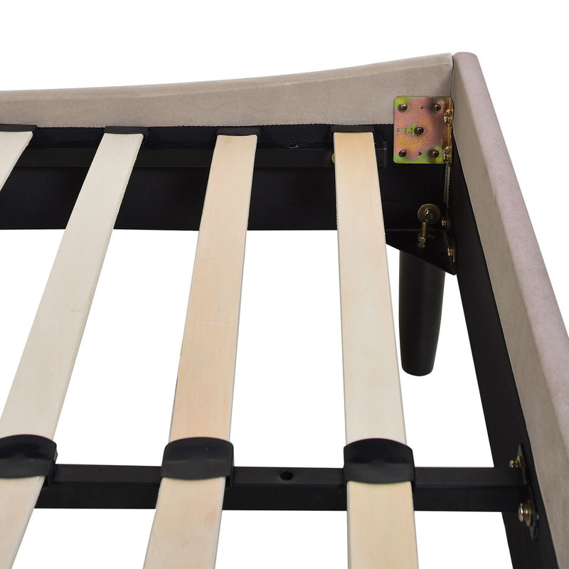 Aspen - Vertical Tufted Headboard Platform Bed