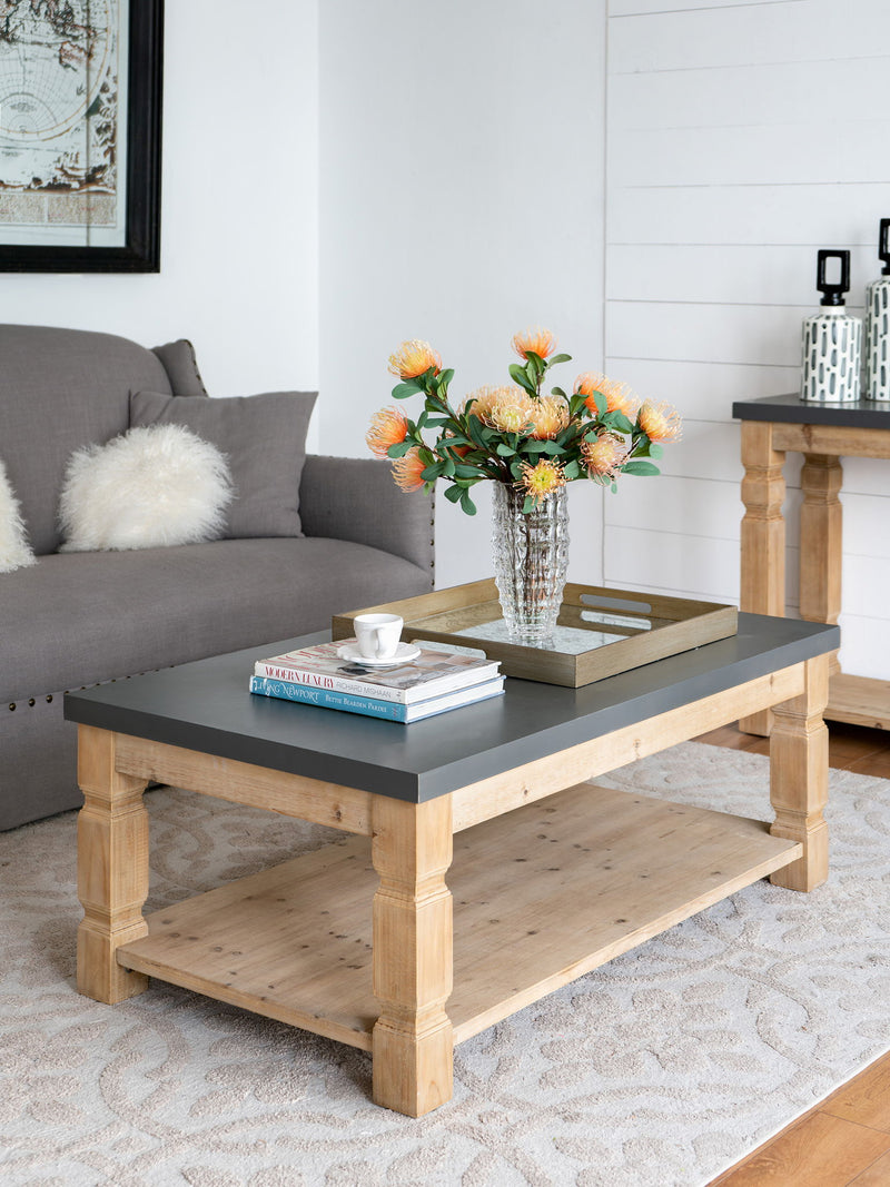 Rustic And Modern Console Table