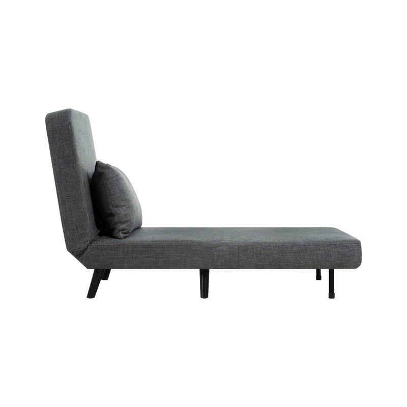 3 In 1 Foldable Chaise Lounge With Adjustable Backrest