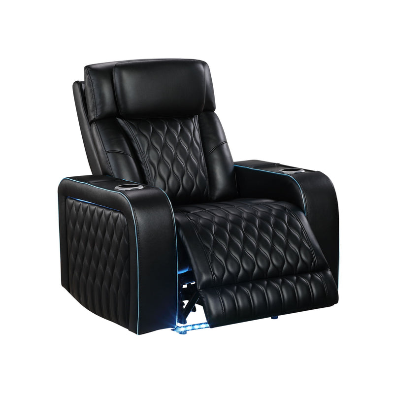 Electra - Power Reclining Set With Power Headrests, Massage And LED Lighting