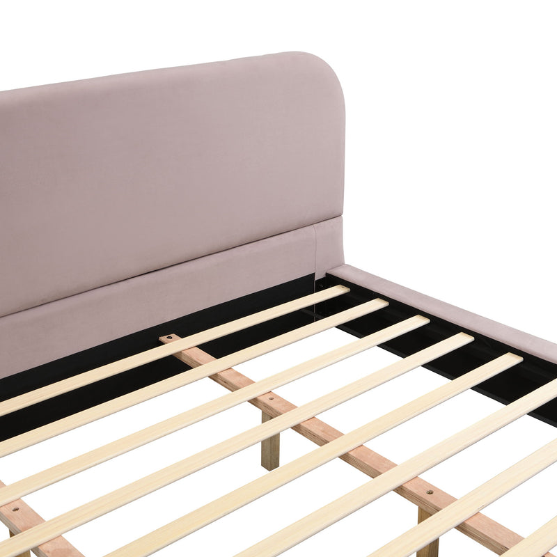 Elegant Upholstered Bed Frame