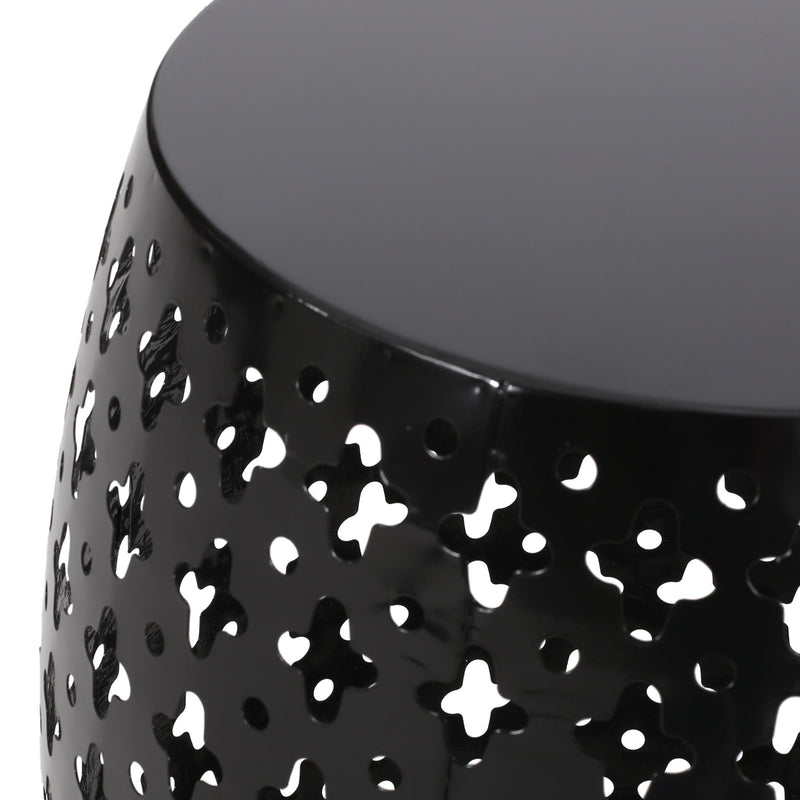 Modern Design, Metal End Table, Large