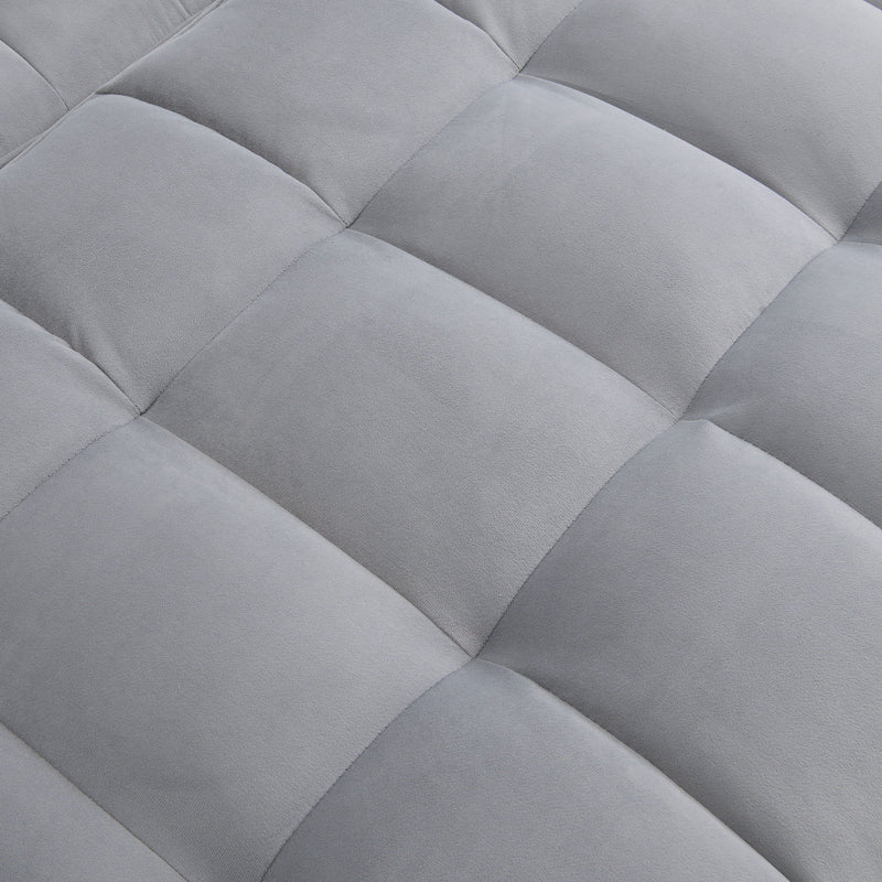 Modern Loveseat Futon Sofa With Pullout Bed, Adjustable Reclining Backrest, Toss Pillows