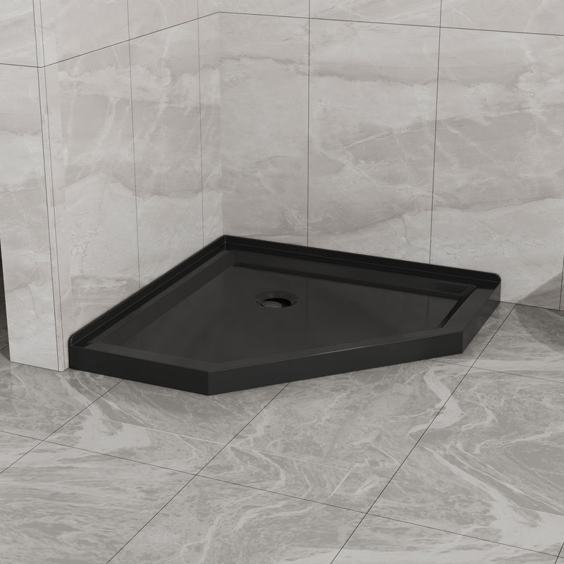 Goodyo - Neo-Angle Shower Base - Black