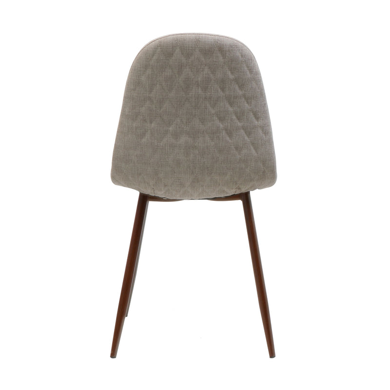 Elegant Dining Chair Set With Fabric