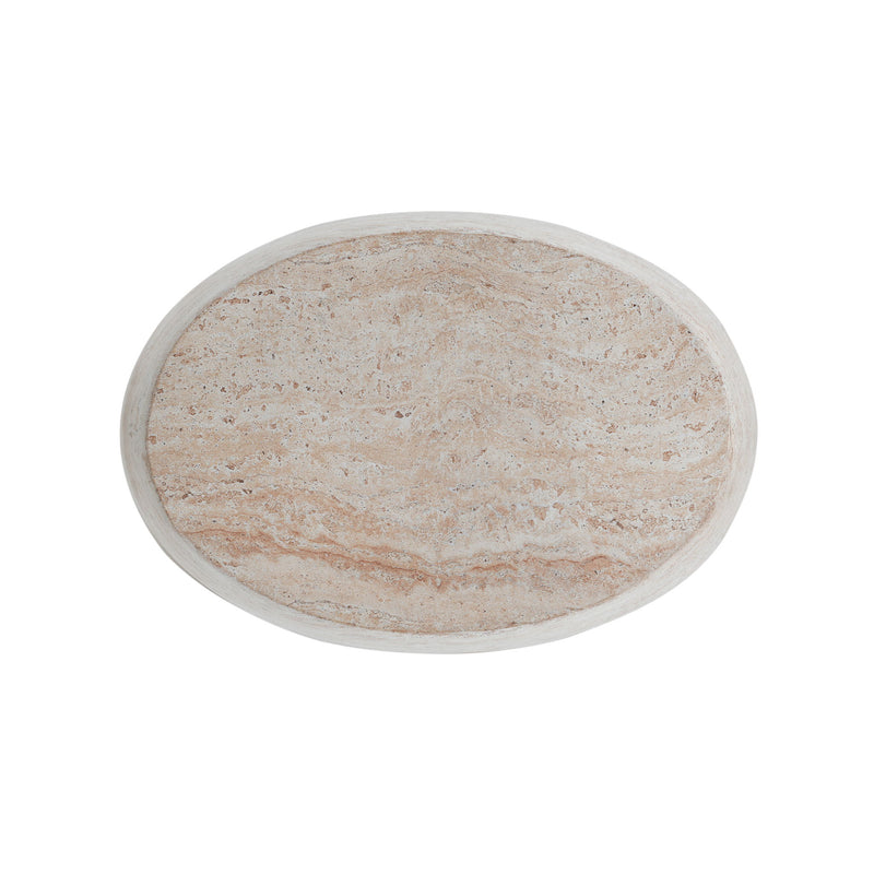 Outdoor Oval Shaped Side Table