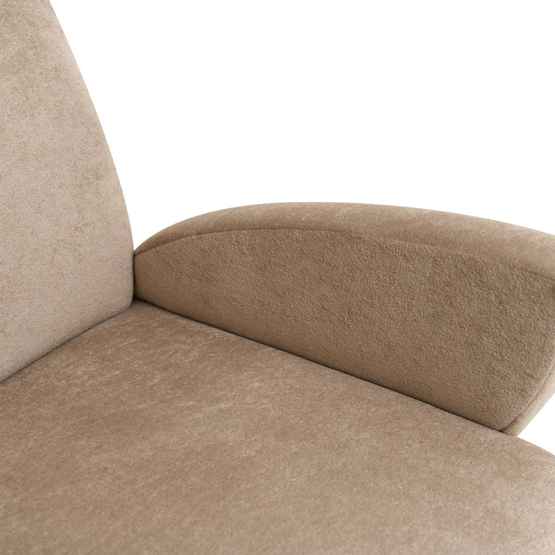 Lounge Accent Chair For Living Room - Beige Coffee