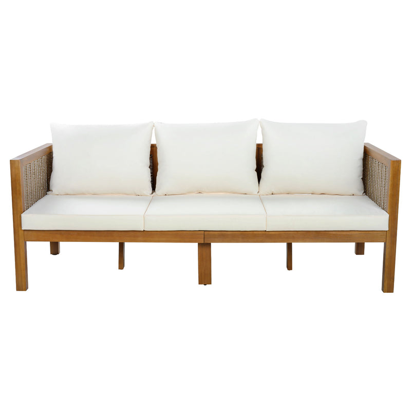 Patio Set Outdoor With Coffee Table And Cushions