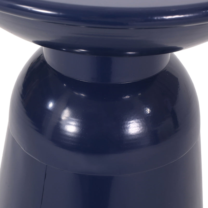 Outdoor Modern Metal End Large Table