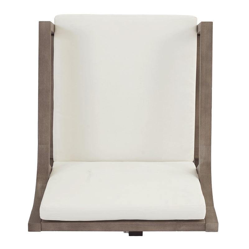 Outdoor Chair Set With Frame And Cushion For Patio - Brown