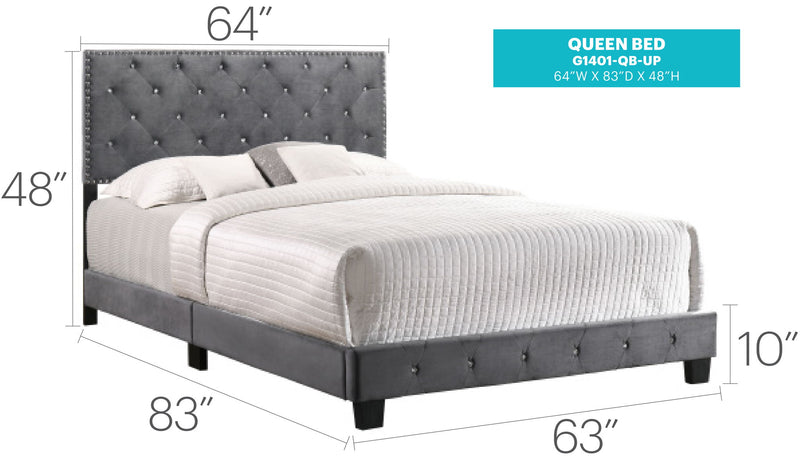 Luxurious Upholstered Bed