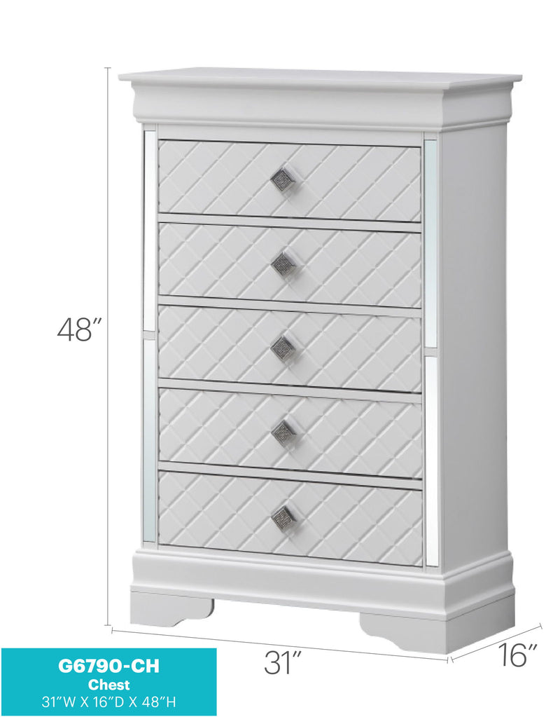 Verona - Chest - Champagne - Particle Board