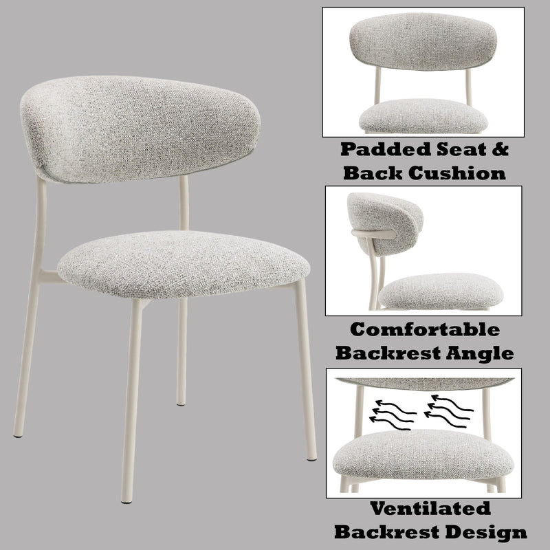 Kalam - Fabric Side Chair (Set of 2) - Gray