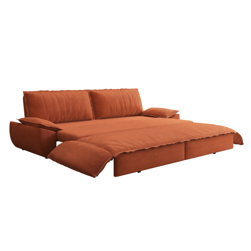 Queen Pull Out Sofa Bed, 3 In 1 Convertible Sleeper Sofa