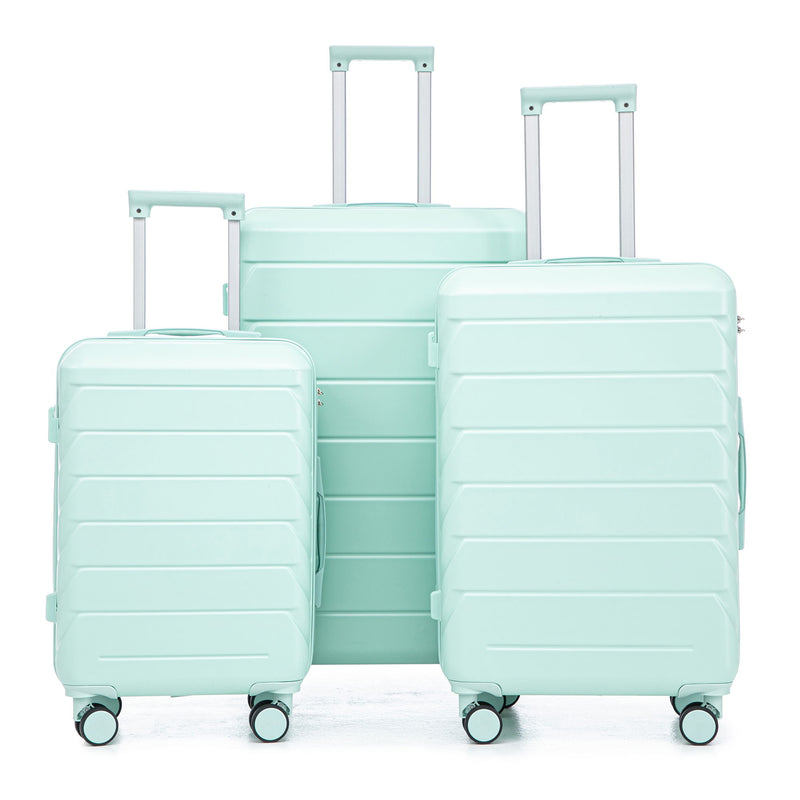 3 Pieces Set 20" / 24" / 28" Spinner Wheel Luggage With Combination Lock