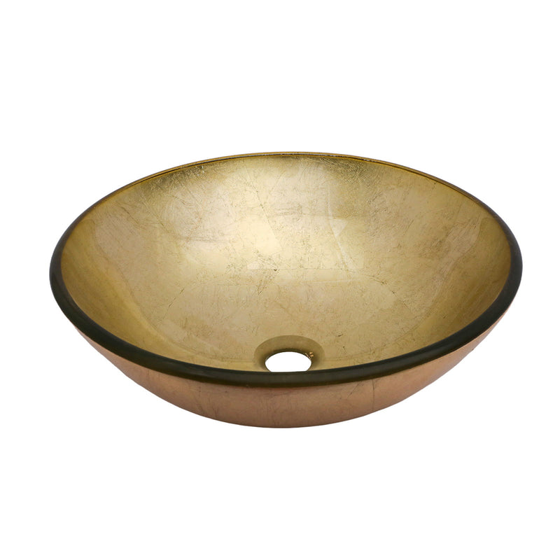Vessel Sink With Faucet And Pop-Up Drain