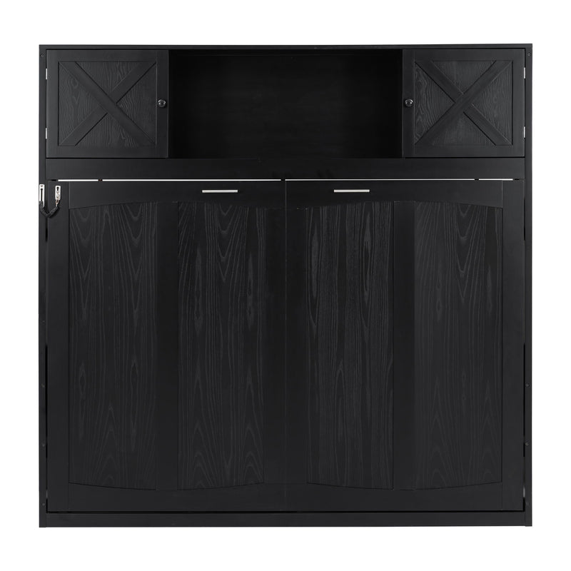 Murphy Bed With Storage Cabinets