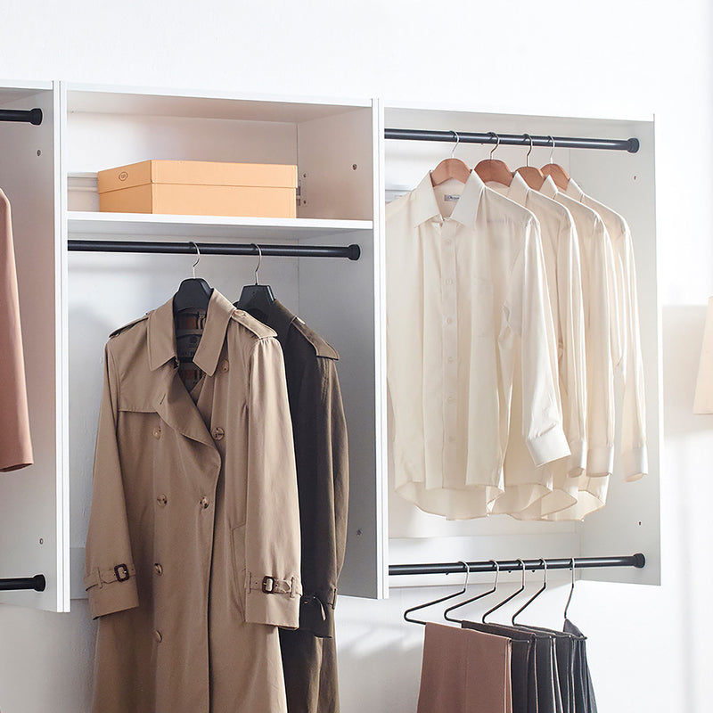 Devi - Wall Mounted Wood Closet System & Modular Design