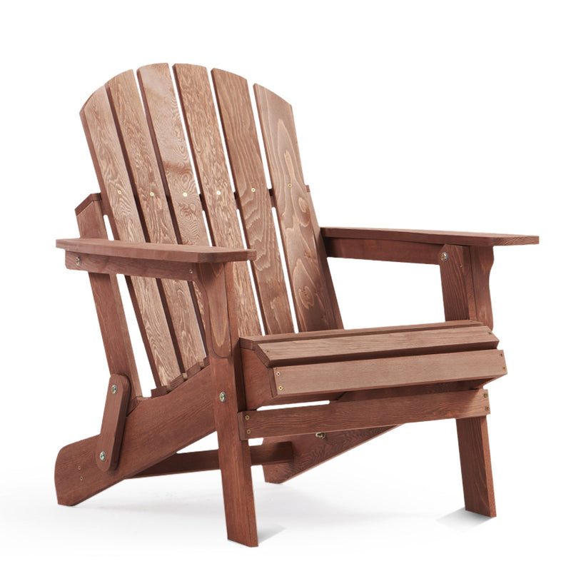 Oversize Outdoor Folding Adirondack Chair, Patio Chair For Garden
