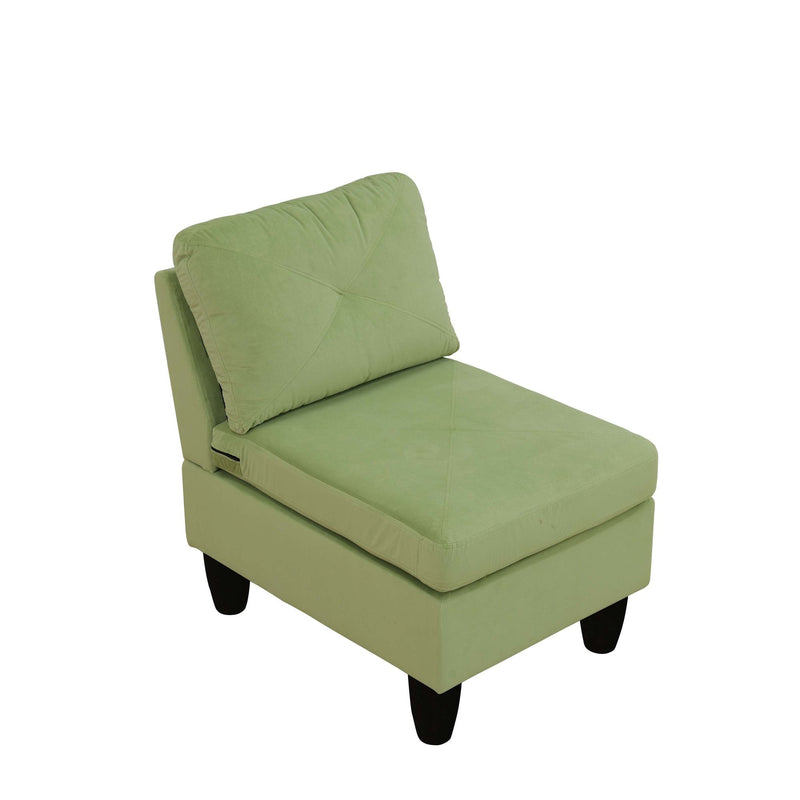 Modular L - Shaped Sectional Sofa 6 Seater 4 Piece Couch With Chaise