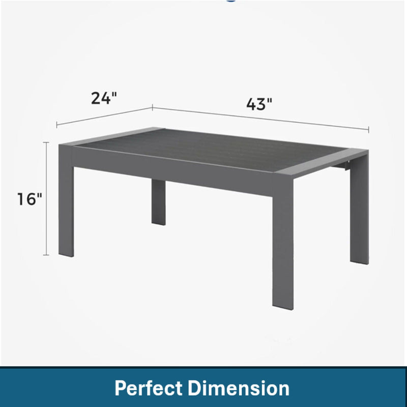 Outdoor Patio Set, All-Weather & Thick Cushions