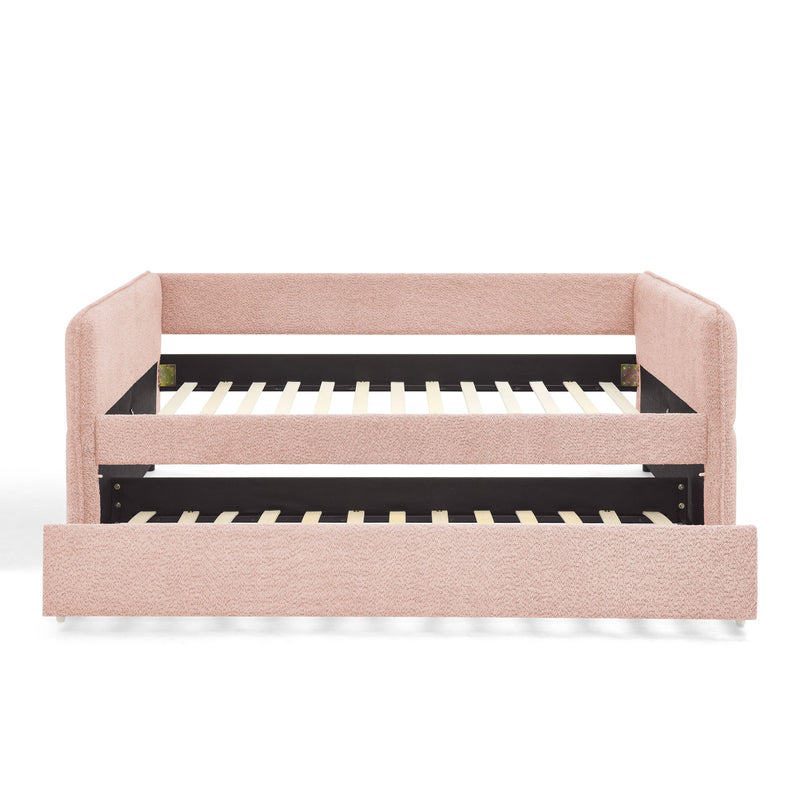 Upholstered Daybed With Pop Up Trundle